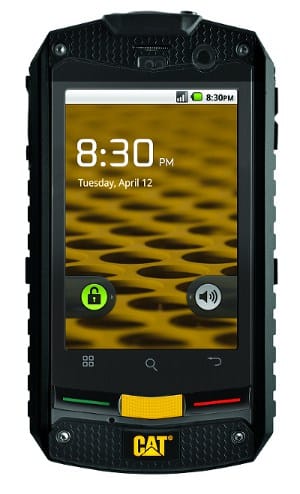 Odolný telefon CAT B10 s Androidem 2.3
