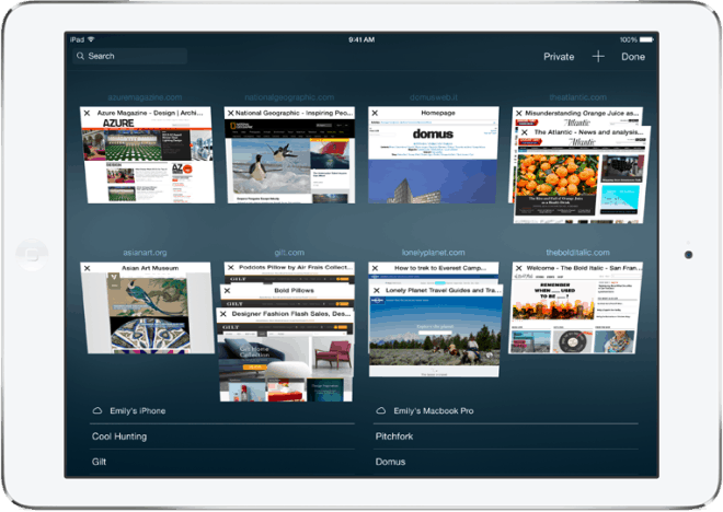 Safari na iPadu doznalo menších úprav