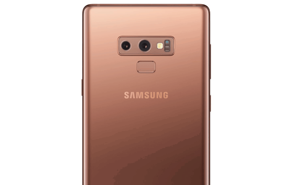 Samsung na trh uvedl novou měděnou barvu u modelu Note9