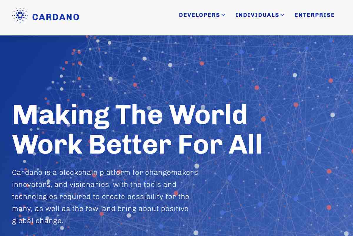 Cardano se stalo nejvíce decentralizovanou sítí