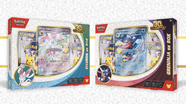 30th Celebration Pokemon ex Box—Sylveon ex Greninja ex