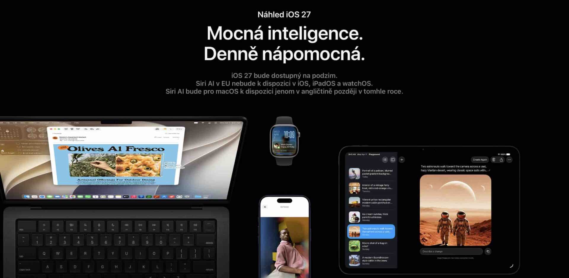 Co všechno přináší iOS 27